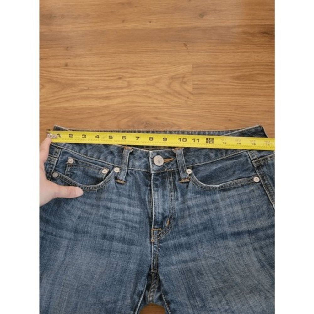 American Eagle Boy Fit Boyfriend Fit Jeans Medium Wash Size 2 Regular - Picture 6 of 8